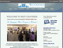 Tablet Screenshot of beitchaverim.com
